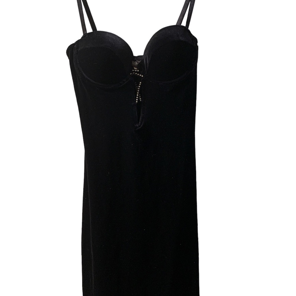 Fredricks of Hollywood velvet mini dress
